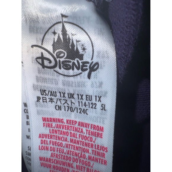 Disney Parks Wish Star Rosas If You‎ Need Me Just Look Up Zip Hoodie 1X - Picture 8 of 10